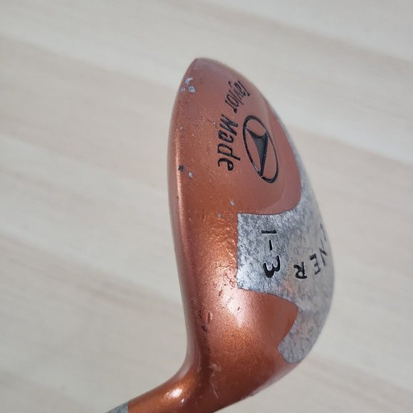 Vintage Taylor Made BURNER 1-3 Wood K-50 Bubble Graphite Shaft Youth 40"L - Picture 6 of 16